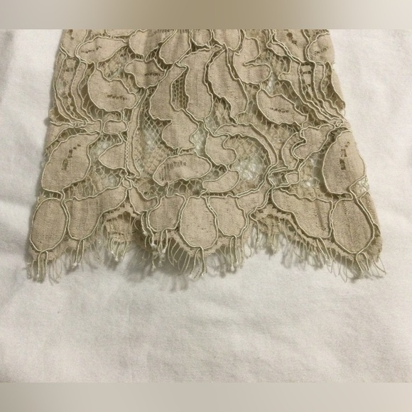 Eva Mendes New York Company Cream Floral Cotton Blend 3/4 Sleeve Dress Size XS - Picture 8 of 11